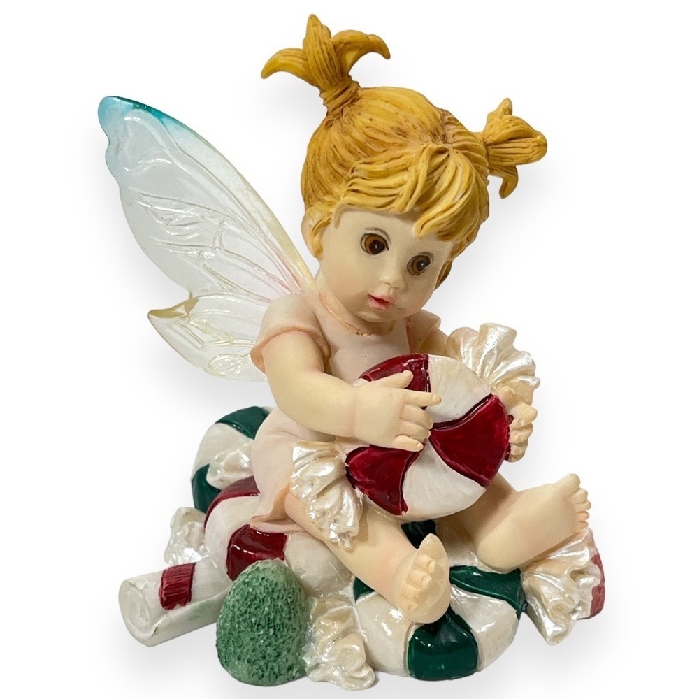 Enesco My Little Kitchen Fairies 2003 Sweet Bon Bon‎ Fairy Peppermint Gum Drops